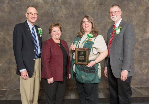 Linda Husk, Controller at Semco, Trains Young Archers