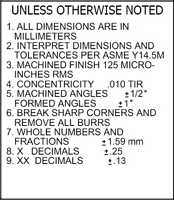 Carbon Component Tolerances